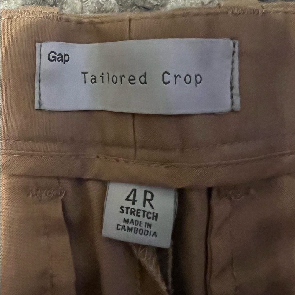 GAP tailored crop Dress Pants size 4 (V109) - Picture 6 of 9